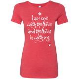 T-Shirts Vintage Red / Small Force Mantra White Women's Triblend T-Shirt