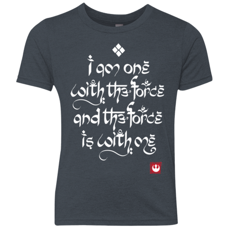 T-Shirts Vintage Navy / YXS Force Mantra White Youth Triblend T-Shirt