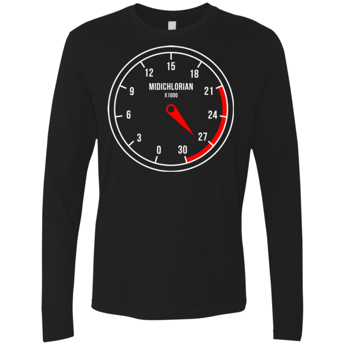 T-Shirts Black / Small Force Meter Men's Premium Long Sleeve