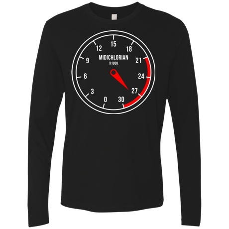 T-Shirts Black / Small Force Meter Men's Premium Long Sleeve