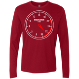 T-Shirts Cardinal / Small Force Meter Men's Premium Long Sleeve