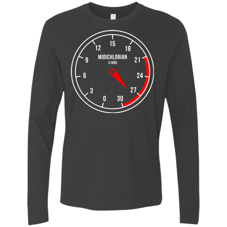 T-Shirts Heavy Metal / Small Force Meter Men's Premium Long Sleeve