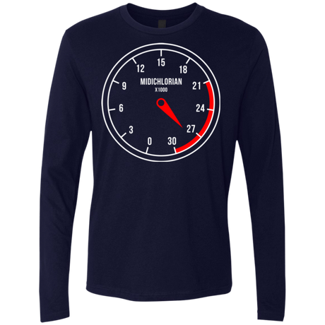 T-Shirts Midnight Navy / Small Force Meter Men's Premium Long Sleeve
