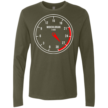T-Shirts Military Green / Small Force Meter Men's Premium Long Sleeve