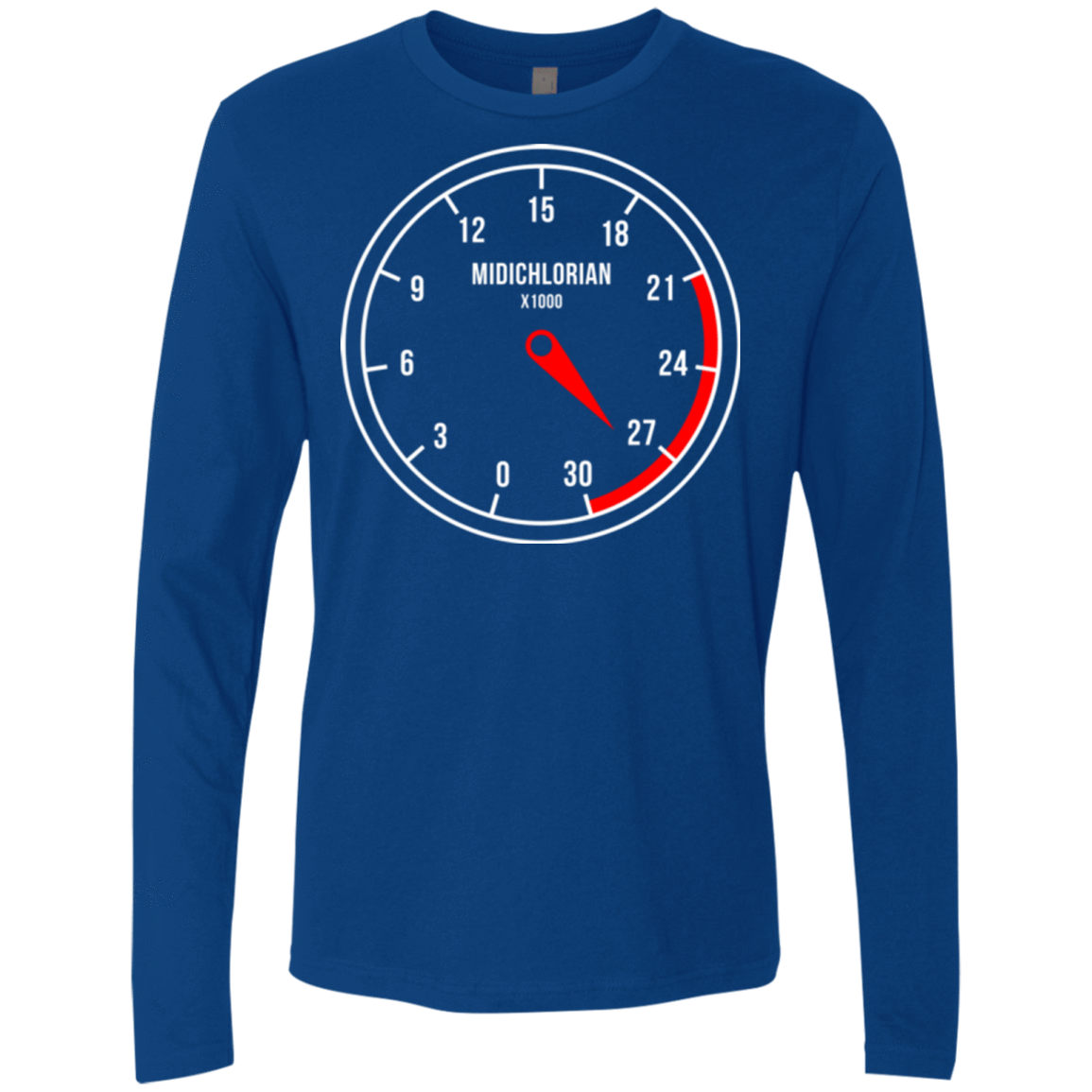 T-Shirts Royal / Small Force Meter Men's Premium Long Sleeve