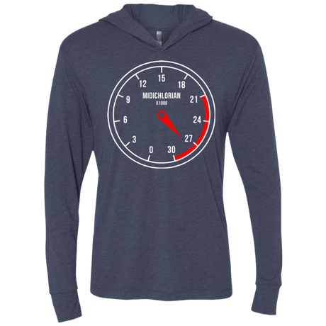 T-Shirts Vintage Navy / X-Small Force Meter Triblend Long Sleeve Hoodie Tee