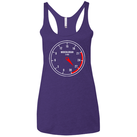 T-Shirts Purple / X-Small Force Meter Women's Triblend Racerback Tank