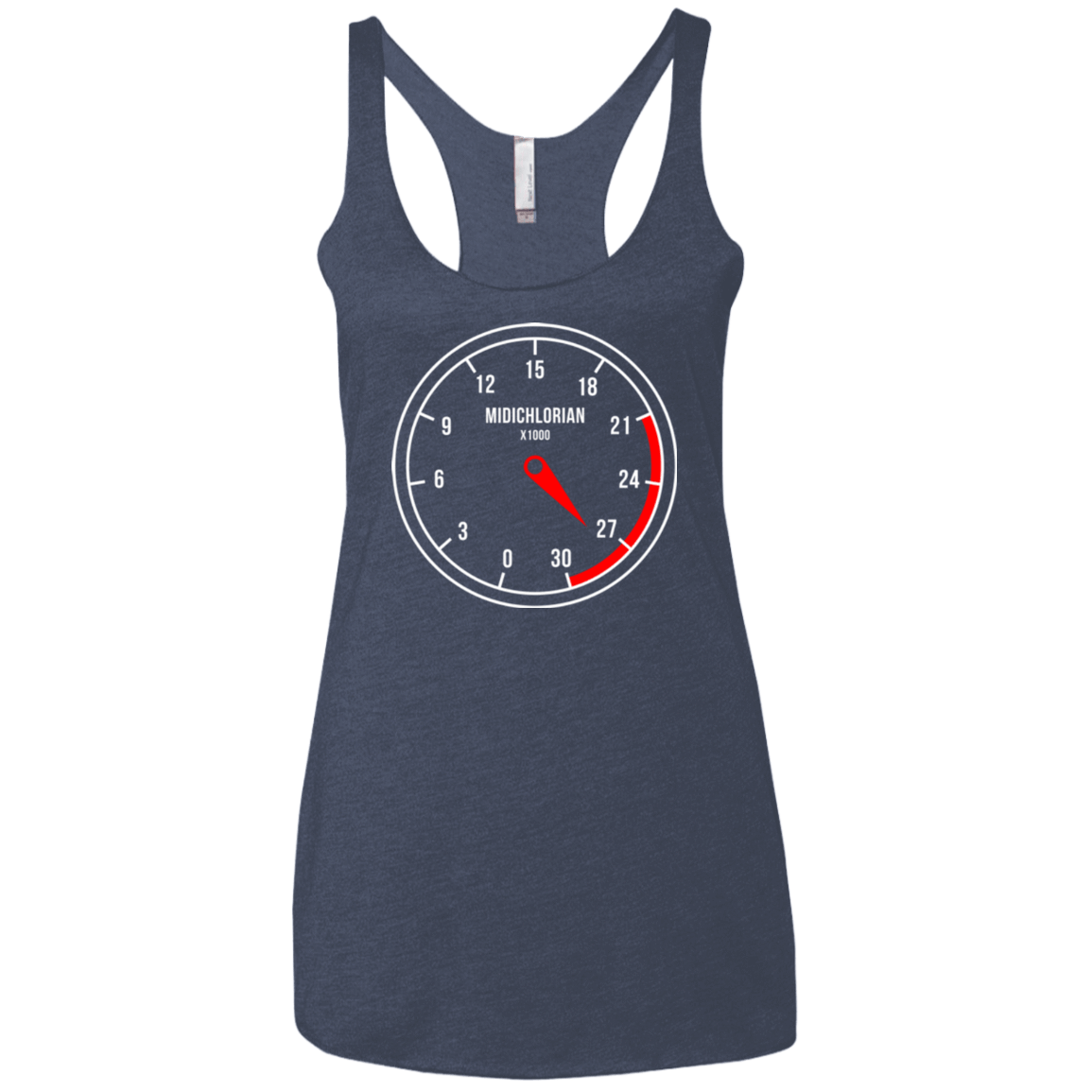 T-Shirts Vintage Navy / X-Small Force Meter Women's Triblend Racerback Tank