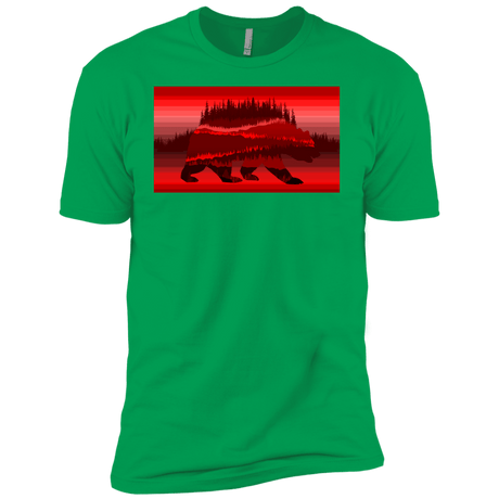 T-Shirts Kelly Green / YXS Forest Bear Boys Premium T-Shirt