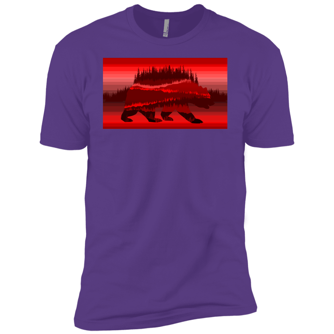 T-Shirts Purple Rush / YXS Forest Bear Boys Premium T-Shirt