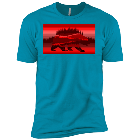 T-Shirts Turquoise / YXS Forest Bear Boys Premium T-Shirt