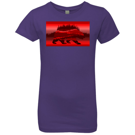 T-Shirts Purple Rush / YXS Forest Bear Girls Premium T-Shirt