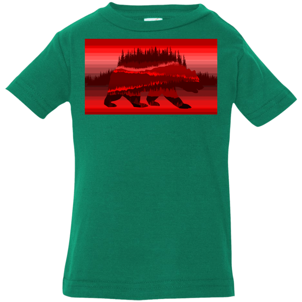 T-Shirts Kelly / 6 Months Forest Bear Infant Premium T-Shirt