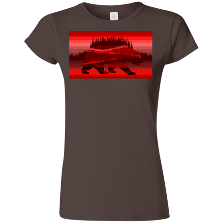 T-Shirts Dark Chocolate / S Forest Bear Junior Slimmer-Fit T-Shirt