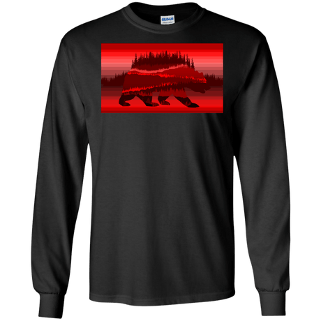 T-Shirts Black / S Forest Bear Men's Long Sleeve T-Shirt