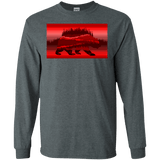 T-Shirts Dark Heather / S Forest Bear Men's Long Sleeve T-Shirt