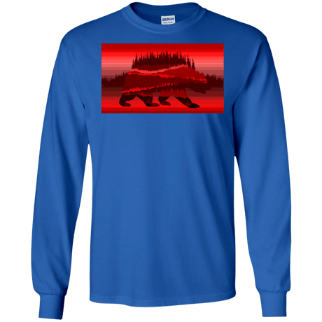T-Shirts Royal / S Forest Bear Men's Long Sleeve T-Shirt