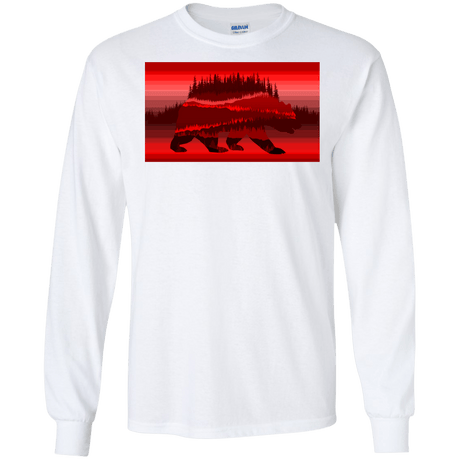 T-Shirts White / S Forest Bear Men's Long Sleeve T-Shirt