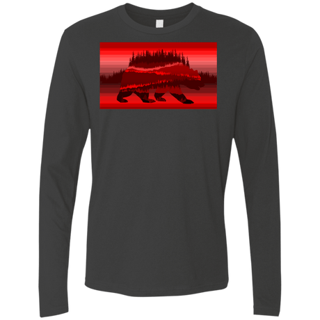 T-Shirts Heavy Metal / S Forest Bear Men's Premium Long Sleeve