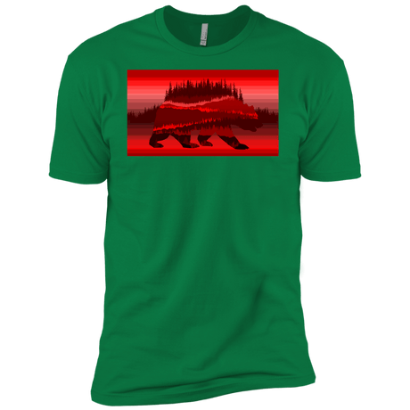 T-Shirts Kelly Green / X-Small Forest Bear Men's Premium T-Shirt