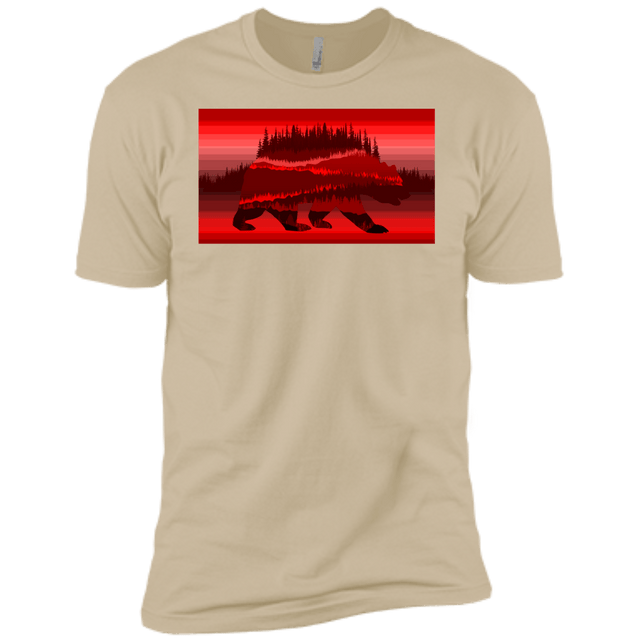 T-Shirts Sand / X-Small Forest Bear Men's Premium T-Shirt