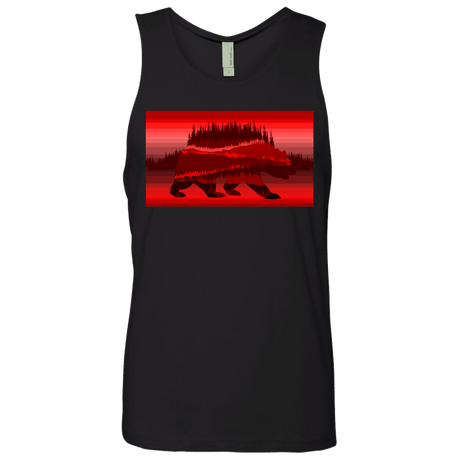 T-Shirts Black / S Forest Bear Men's Premium Tank Top