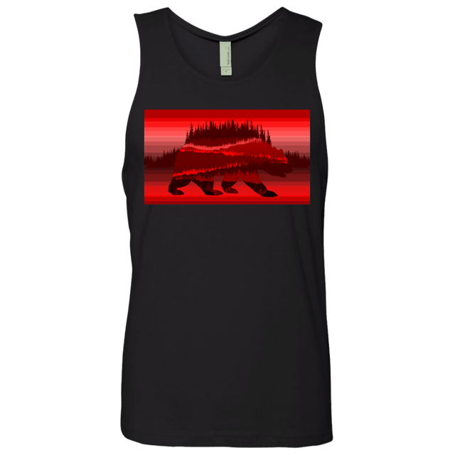 T-Shirts Black / S Forest Bear Men's Premium Tank Top