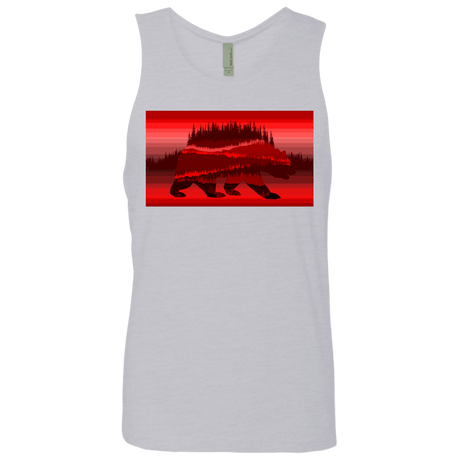 T-Shirts Heather Grey / S Forest Bear Men's Premium Tank Top