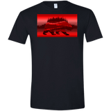 T-Shirts Black / X-Small Forest Bear Men's Semi-Fitted Softstyle