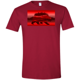T-Shirts Cardinal Red / S Forest Bear Men's Semi-Fitted Softstyle