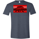 T-Shirts Heather Navy / S Forest Bear Men's Semi-Fitted Softstyle