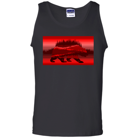 T-Shirts Black / S Forest Bear Men's Tank Top