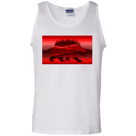 T-Shirts White / S Forest Bear Men's Tank Top