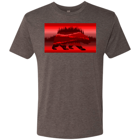 T-Shirts Macchiato / S Forest Bear Men's Triblend T-Shirt