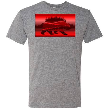 T-Shirts Premium Heather / S Forest Bear Men's Triblend T-Shirt