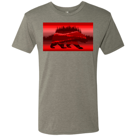 T-Shirts Venetian Grey / S Forest Bear Men's Triblend T-Shirt