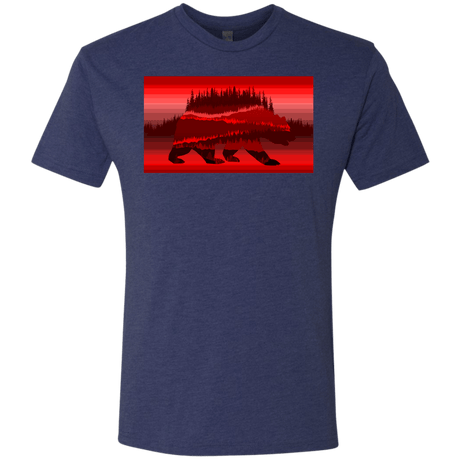 T-Shirts Vintage Navy / S Forest Bear Men's Triblend T-Shirt