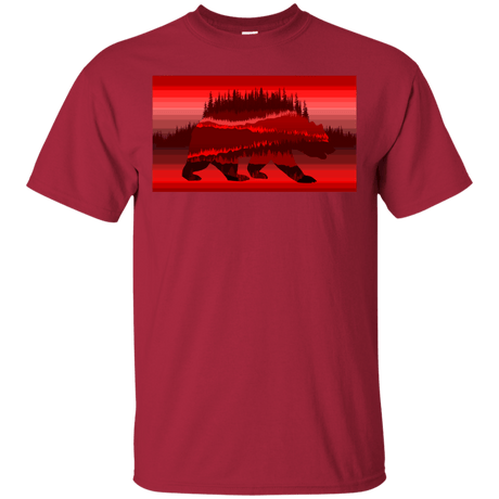 T-Shirts Cardinal / S Forest Bear T-Shirt