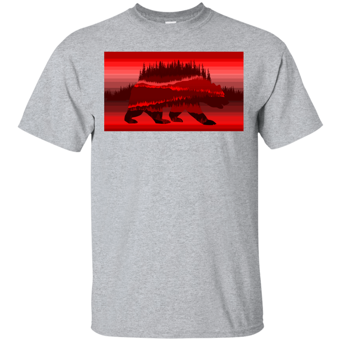 T-Shirts Sport Grey / S Forest Bear T-Shirt