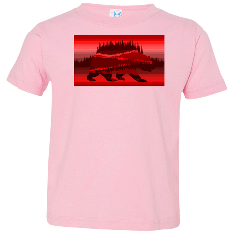 T-Shirts Pink / 2T Forest Bear Toddler Premium T-Shirt