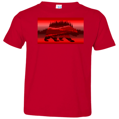 T-Shirts Red / 2T Forest Bear Toddler Premium T-Shirt