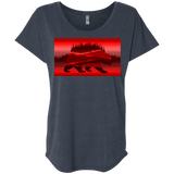 T-Shirts Vintage Navy / X-Small Forest Bear Triblend Dolman Sleeve