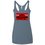 T-Shirts Indigo / X-Small Forest Bear Women's Triblend Racerback Tank