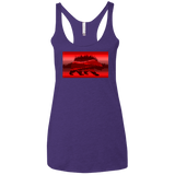 T-Shirts Purple Rush / X-Small Forest Bear Women's Triblend Racerback Tank