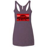 T-Shirts Vintage Purple / X-Small Forest Bear Women's Triblend Racerback Tank