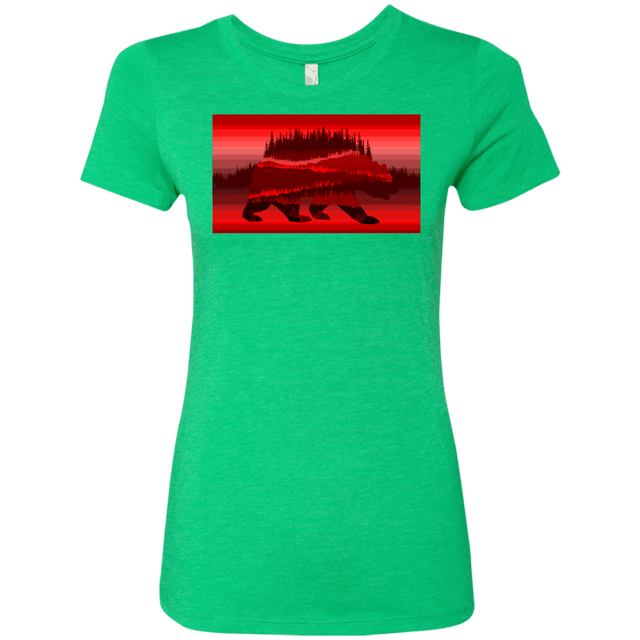 T-Shirts Envy / S Forest Bear Women's Triblend T-Shirt