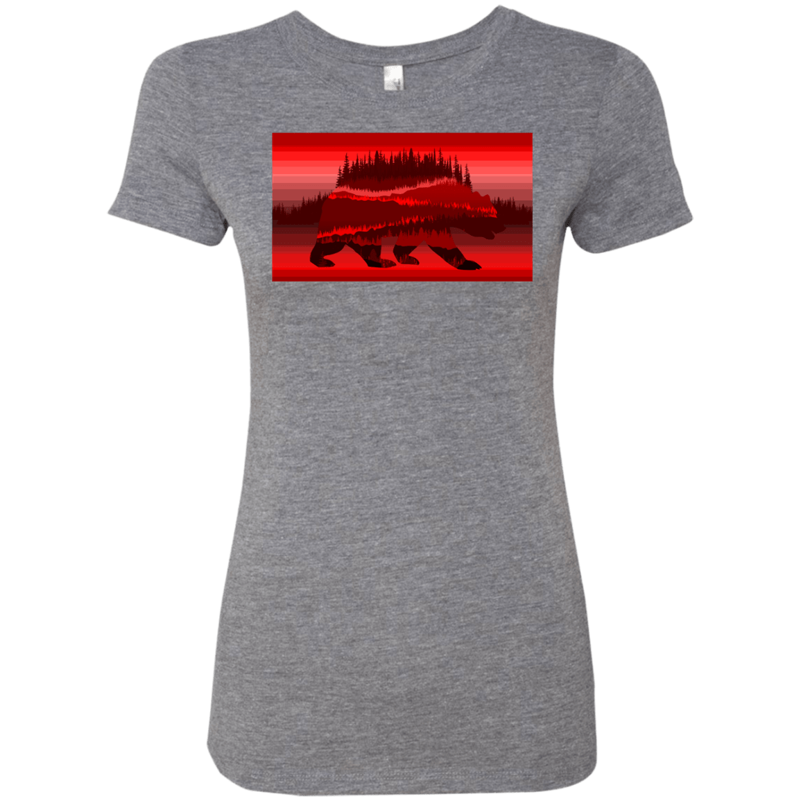 T-Shirts Premium Heather / S Forest Bear Women's Triblend T-Shirt