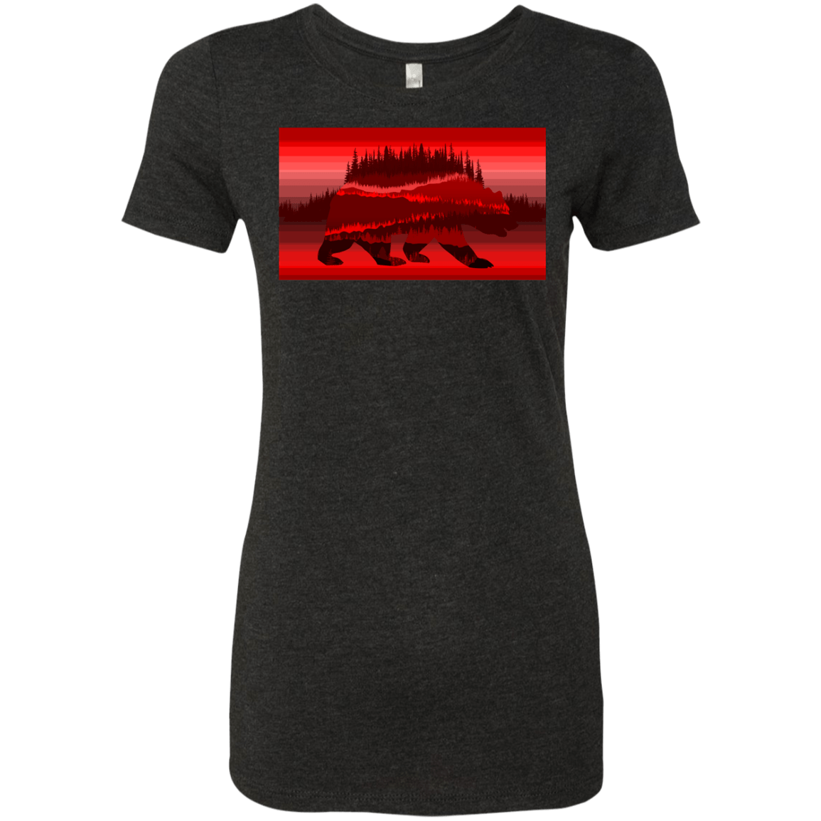 T-Shirts Vintage Black / S Forest Bear Women's Triblend T-Shirt