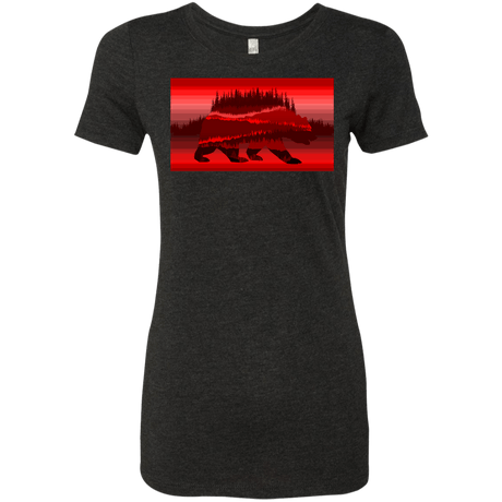 T-Shirts Vintage Black / S Forest Bear Women's Triblend T-Shirt