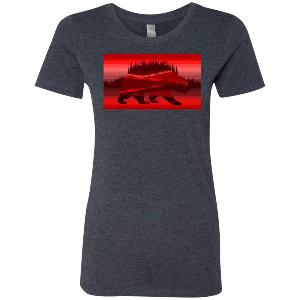 T-Shirts Vintage Navy / S Forest Bear Women's Triblend T-Shirt